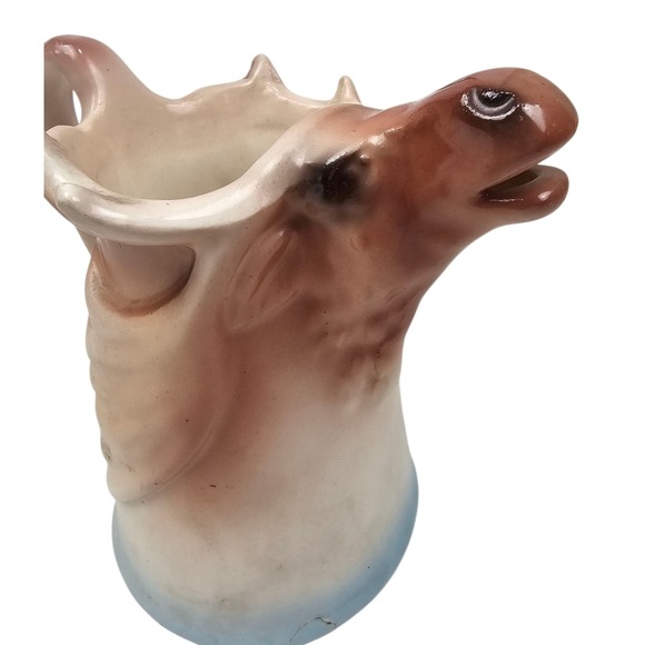 Vintage Moose Ceramic Creamer Makers Mark Originating from Czechoslovakia - Picture 6 of 12